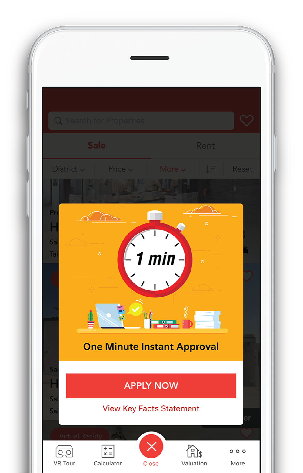 Get an instant approval for mortgage in a minute